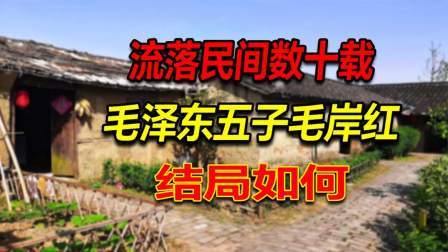 文史档案 毛泽东五子毛岸红，建国后被找到，主席为何拒绝相认