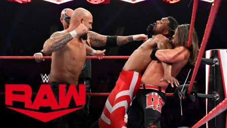 WWE RAW 2019 【RAW 11/04】亨贝托超高圆月压惨AJ