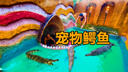 荒野建造者 第二季 难以置信！技术强人野外建造鳄鱼池，体力胆量惊人！