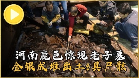 考古新发现第二季 河南惊现老子墓 中，金银满地应接不暇，十位花季少女活活殉葬