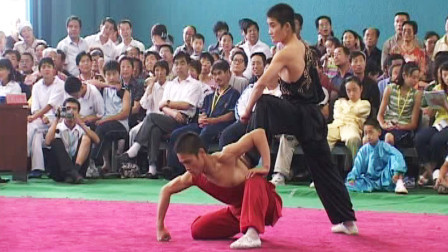 尘封赛事 尘封赛事 2005年第五届全国武术馆校武术比赛 对练比赛 007 男子三人对拳