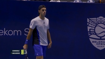 【全场回放】塞伦多罗0-2梅杰多维奇 2024ATP贝尔格莱德站第二轮