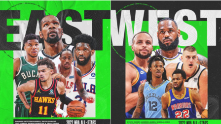 NBA热辣资讯 全明星詹姆斯杜兰特选人：詹库同队 KD选维金斯