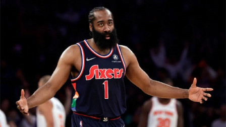 2021-2022赛季NBA集锦 哈登29+10+16+5断 恩比德37+9 76人击败尼克斯