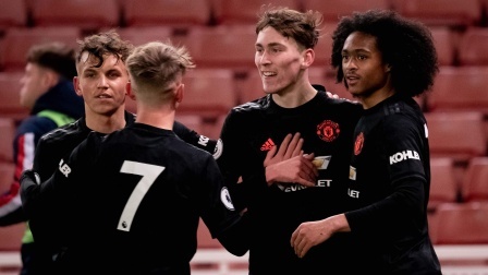 青春红魔 19-20赛季英超B乙联赛：斯托克城U23 2-3 曼联U23