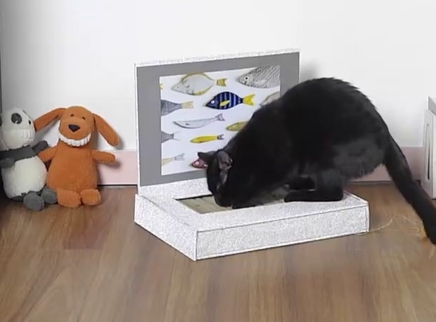 举起爪儿来 DIY趣味电脑猫抓板