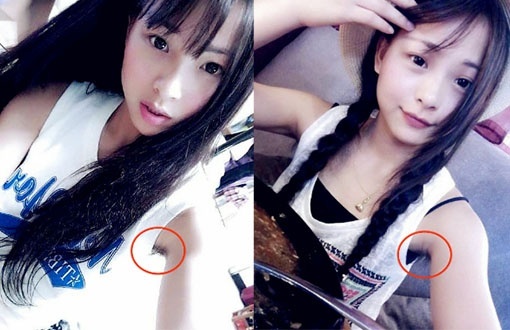 囧人囧事 有一种美叫做“腋毛妹子”