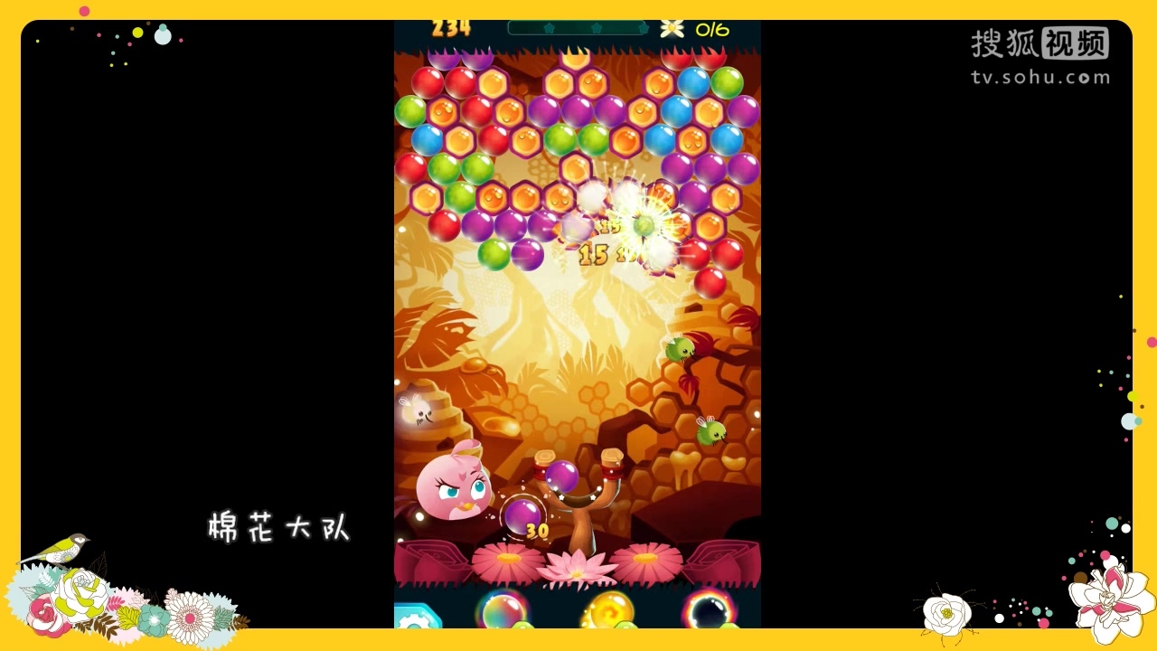 《棉花大队》小游戏，愤怒的小鸡Stella POP - 来捅马蜂窝