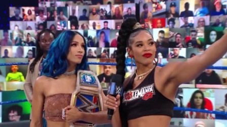 WWE SD1123期回放：冠军赛辫子姐敲定班克斯 ​​​​ 街头小子约战萨米-辛科尔宾