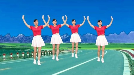 玫香广场舞原创《谁都不容易》正背面附教学