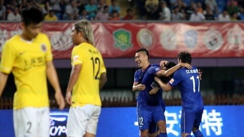 2015中超联赛 2015中超第23轮上海申鑫01江苏舜天 全场回放