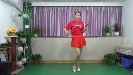 蓝莓思洁广场舞 动感情歌《让我爱你到永远》活力32步广场舞