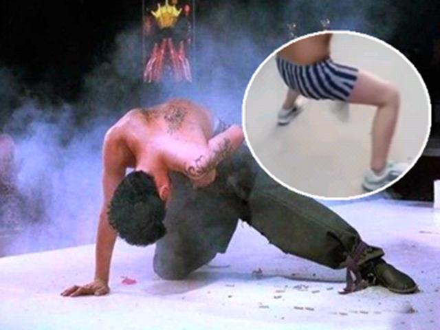囧人囧事 熊孩子点爆竹炸裤裆