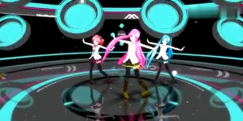 初音未来 子  动画(原宿)-初音未来 (初音，miku)