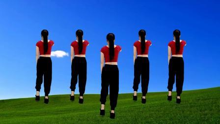 背面瘦身操《走不完的路dj》中老年减肥健身操