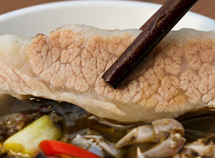 美食台 白切猪颈肉 超级下饭的肉片