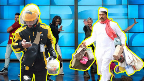 中国外卖小哥美国节目大出风头！