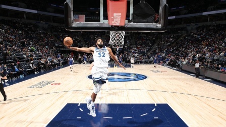 2021-2022赛季NBA集锦 NBA常规赛-乔治32+6 雷吉29+5 快船送森林狼三连败