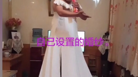 无聊的最高境界，我老婆设定的婚纱咋样