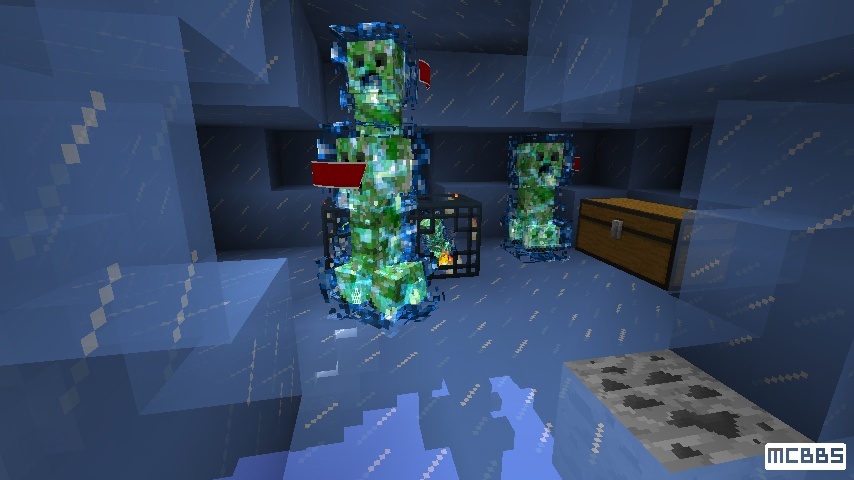 我的世界空岛RPG之战发现闪电苦力怕洞穴和豹猫刷怪笼！       借籽岷炎黄大橙子扁桃马桶