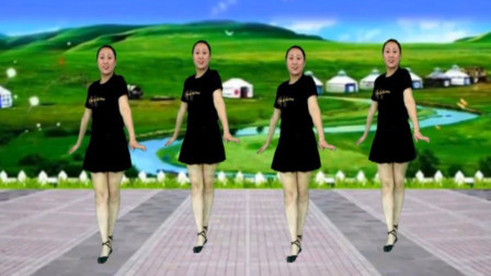 蓝莓思洁广场舞 时尚广场舞《好姑娘真漂亮》热门情歌 步伐新颖时尚 俏皮可爱