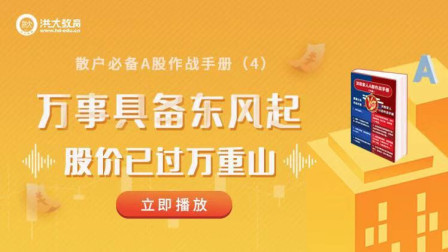 洪校长的投资课 散户必备A股作战手册（四）