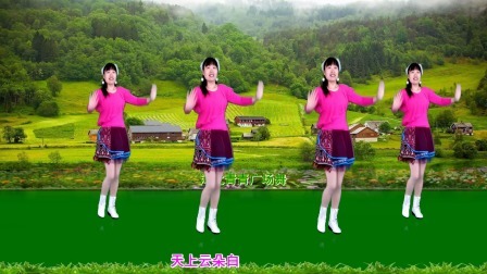 心醉民歌广场舞《阿妹是朵花》动感优美
