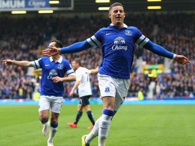 英格兰足球超级联赛 13-14赛季第37轮 埃弗顿VS曼城