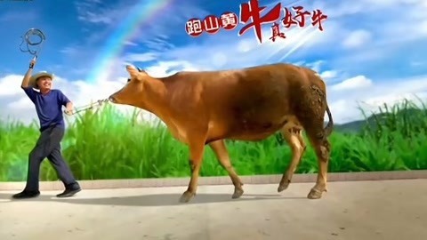 与梦想合拍 跑山黄牛真好牛