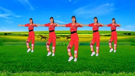 有氧运动，新歌新舞《策马情歌》放飞心情，动感健身