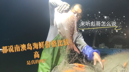 南澳岛赶海日记 网友说南澳岛的海鲜价格普遍比较高，是这样的吗，来听彪哥边捕鱼边跟你说