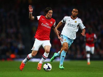 英格兰足球超级联赛 13-14赛季第34轮 阿森纳VS西汉姆