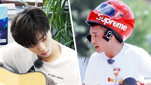 陈立农高秋梓视频连线火箭少女 快乐瀑布王彦霖爆笑回归