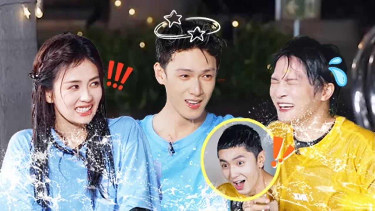 奔跑吧 第9季 精华版：跑男和水杠上了，水上飞椅斗心眼