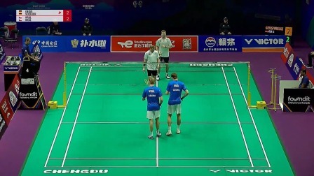 【全场回放】汤杯小组赛B组 德国VS捷克 男双：盖斯/沃克2-1伊日/克雷尔