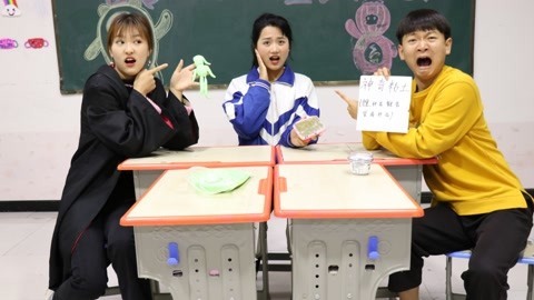 美女家务事 假如神奇粘土捏东西都能成真，小晴捏出瓜子脸胖丫，能变成真的吗
