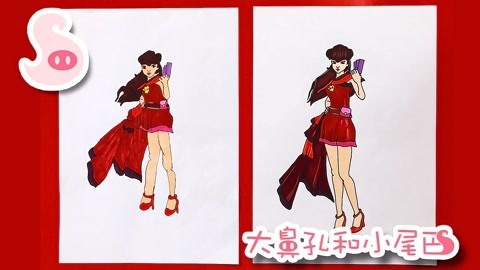 大鼻孔和小尾巴 如何画精灵梦叶罗丽中的齐娜