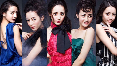 屏行星乐汇 迪丽热巴拍摄某杂志 幕后花絮及专访视频曝光