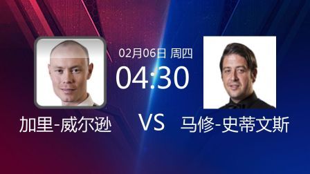 2020斯诺克 加里-威尔逊VS马修-史蒂文斯