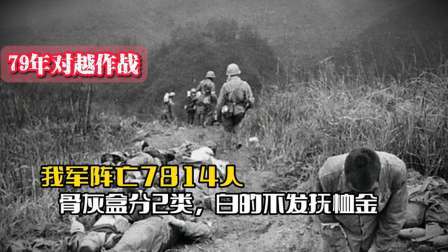 战史分析 对越作战我军阵亡7814人，骨灰盒分2类，其中白的不发抚恤
