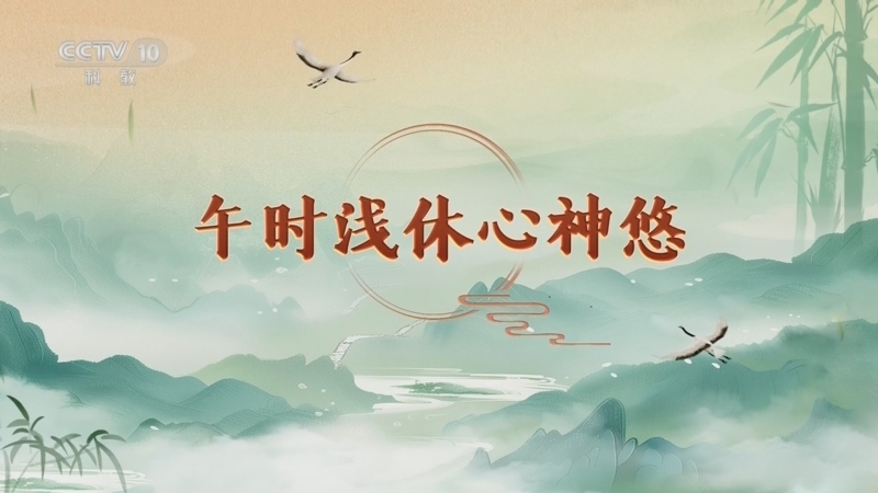 百家讲坛 《百家讲坛》 20260329 延年益寿话养生（第二部）15 午时浅休心神悠