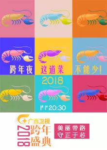 《2018广西卫视跨年盛典》海报