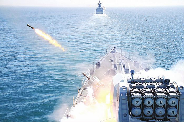 南海军演(七律/原创)