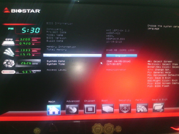 台式电脑开机界面下方显示del,f9,f12,end,这几个选项,进不了系统