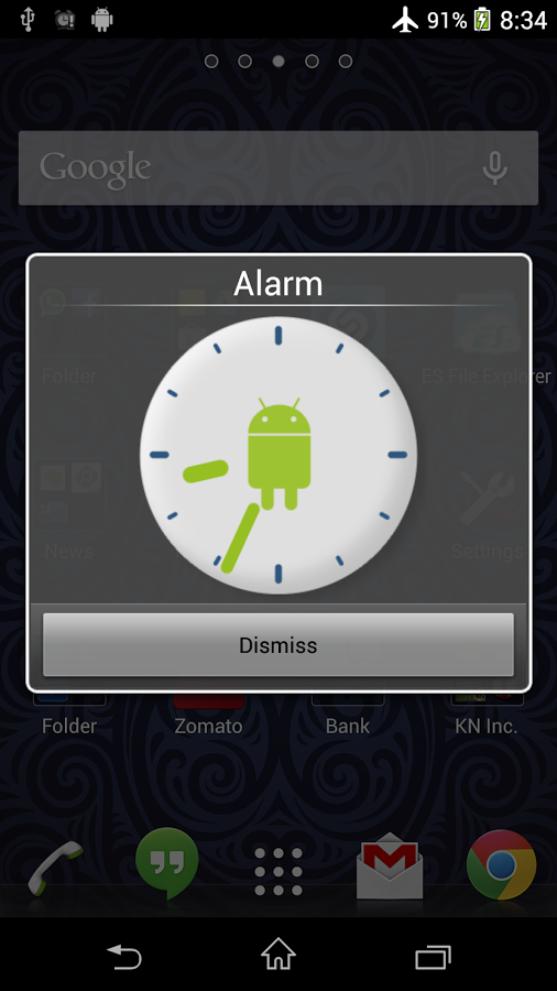 alarm no snooze