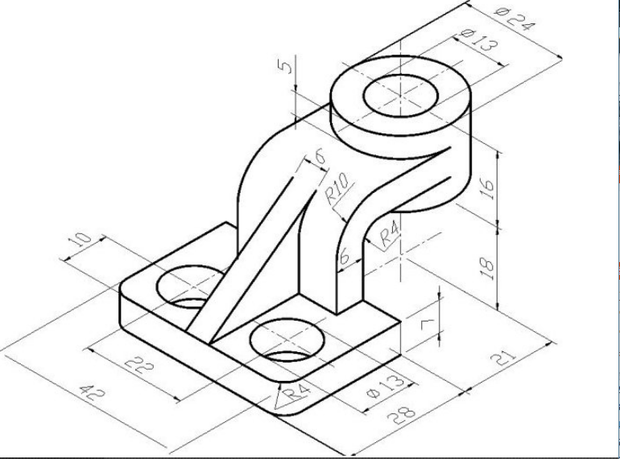 零件的图纸分析会的话 可否做一幅图参考 谢谢