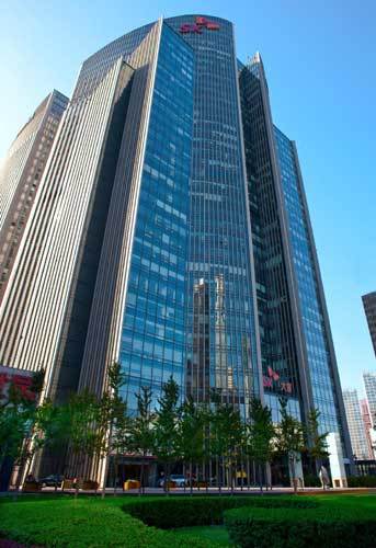 项目简介   国贸sk大厦座落于北京cbd的核心地带,为著名房     产开发