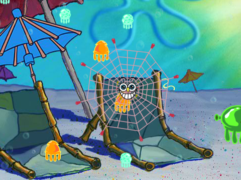 捕鱼达人,于是居住在海底的他邀请了他的好朋友派大星准备一起去捕鱼