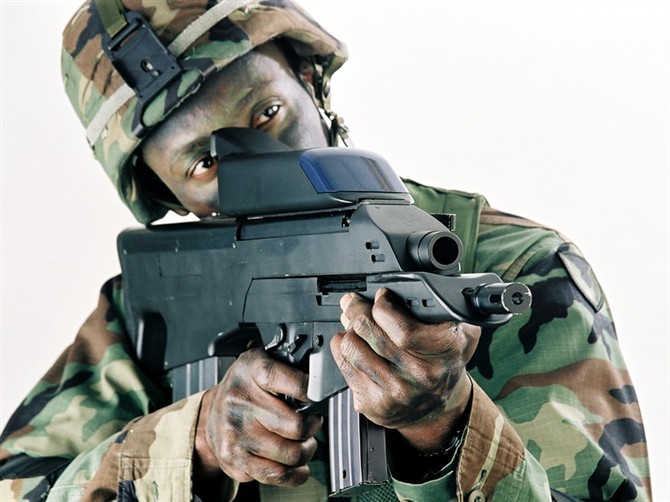 oicw中的xm29突击步枪是美国陆军在"未