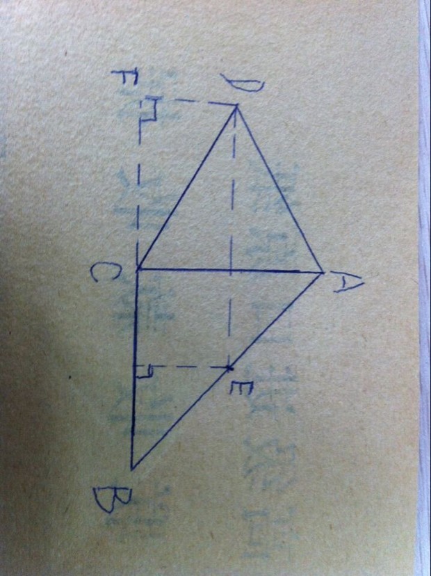 直角三角形abc中,∠c=90°,以ac為邊向外作等邊三角形acd,點e為ab中點